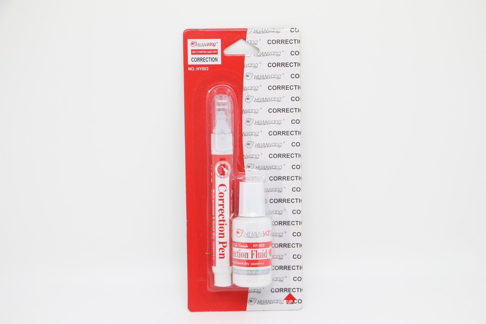HUANyang nice price hot selling quick dry multi purpose 7ml correction pen fluid for school HUANyang nice price hot selling quick dry multi purpose 7ml correction pen fluid for school