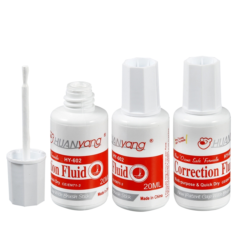 HUANyang nice price hot selling quick dry multi purpose 7ml correction pen fluid for school HUANyang nice price hot selling quick dry multi purpose 7ml correction pen fluid for school