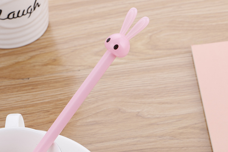Cartoon Stationery Rabbit Jun Gel Pen Cute Long Ears Rabbit Signature Pen Creative Student Ball Pen Factory Direct Sales Cartoon Stationery Rabbit Jun Gel Pen Cute Long Ears Rabbit Signature Pen Creative Student Ball Pen Factory Direct Sales
