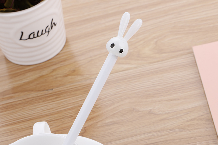 Cartoon Stationery Rabbit Jun Gel Pen Cute Long Ears Rabbit Signature Pen Creative Student Ball Pen Factory Direct Sales Cartoon Stationery Rabbit Jun Gel Pen Cute Long Ears Rabbit Signature Pen Creative Student Ball Pen Factory Direct Sales