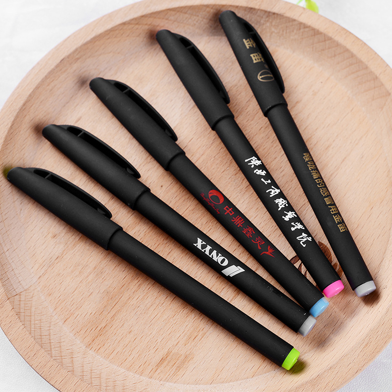 Gel Pen Advertising Customized Logo Signature Pen Customized Pen Printing Ball Pen Business Office Stationery Promotional Customized