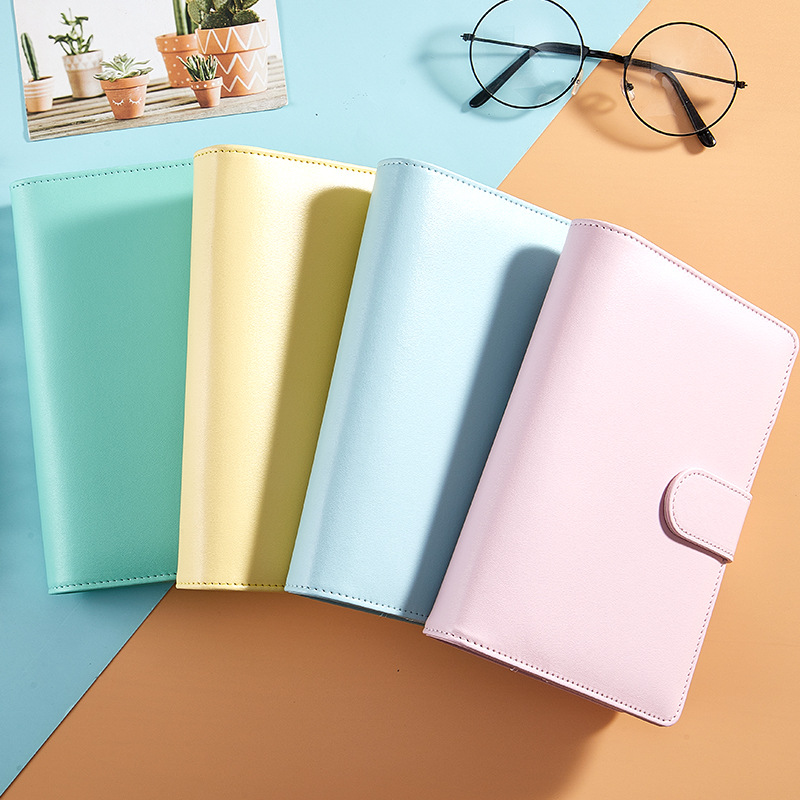 Amazon Macaron Notebook Shell Creative Journal Book Loose-Leaf Binder Journal Book A6 Notebook Notepad