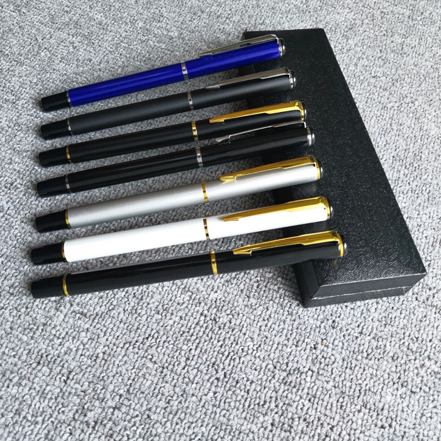 Factory Direct Sales Metal Roller Ball Pen Signature Pen Gel Pen Advertising Gift Business Pen Laser Logo