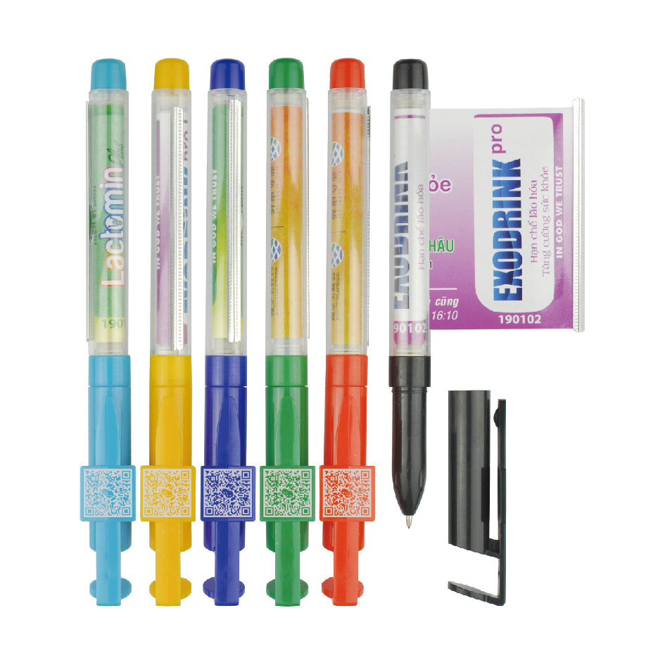 Promotional Pen Printing QR Code Advertising Gel Pen Printing Signature Pen Carbon Ball Pen