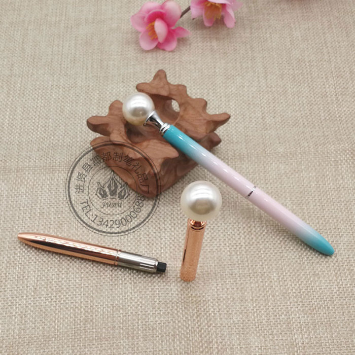 2017 new strange spot wholesale metal ball-point pen high-grade large pearl pen queen magic pole pen 2017 new strange spot wholesale metal ball-point pen high-grade large pearl pen queen magic pole pen