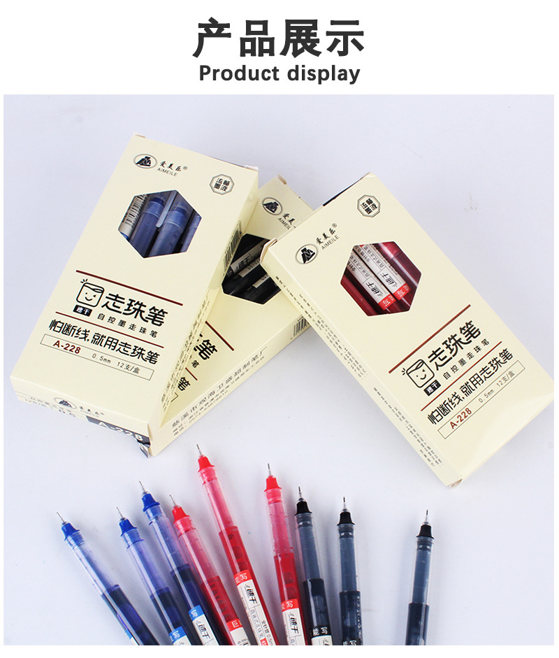 Roller Ball Pen Gel Pen Direct Liquid Type Treasure Bead Full Needle Tube Gel Pen Office Stationery 0.5mm Signature Pen Manufacturer Roller Ball Pen Gel Pen Direct Liquid Type Treasure Bead Full Needle Tube Gel Pen Office Stationery 0.5mm Signature Pen Manufacturer