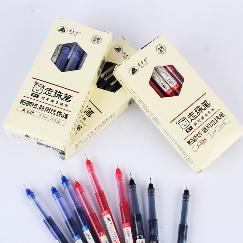 Roller Ball Pen Gel Pen Direct Liquid Type Treasure Bead Full Needle Tube Gel Pen Office Stationery 0.5mm Signature Pen Manufacturer Roller Ball Pen Gel Pen Direct Liquid Type Treasure Bead Full Needle Tube Gel Pen Office Stationery 0.5mm Signature Pen Manufacturer