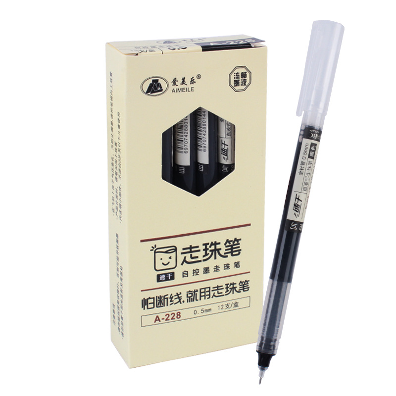 Roller Ball Pen Gel Pen Direct Liquid Type Treasure Bead Full Needle Tube Gel Pen Office Stationery 0.5mm Signature Pen Manufacturer Roller Ball Pen Gel Pen Direct Liquid Type Treasure Bead Full Needle Tube Gel Pen Office Stationery 0.5mm Signature Pen Manufacturer