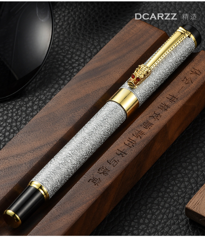 High-End Business Metal Roller Pen Ink Sac Pen Elementary School Student Roller Pen Gift Ball Pen Lettering Package Gift Box High-End Business Metal Roller Pen Ink Sac Pen Elementary School Student Roller Pen Gift Ball Pen Lettering Package Gift Box