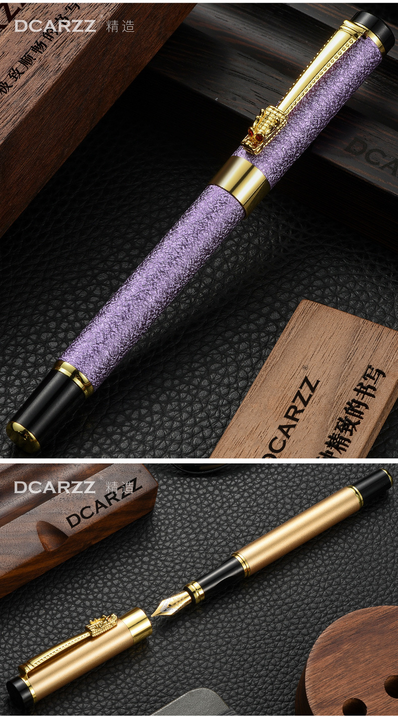 High-End Business Metal Roller Pen Ink Sac Pen Elementary School Student Roller Pen Gift Ball Pen Lettering Package Gift Box High-End Business Metal Roller Pen Ink Sac Pen Elementary School Student Roller Pen Gift Ball Pen Lettering Package Gift Box