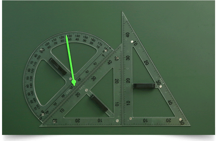 4-Piece Transparent Magnetic Triangular Plate Set Large Protractor Compasses Teaching Aids for Teaching 4-Piece Transparent Magnetic Triangular Plate Set Large Protractor Compasses Teaching Aids for Teaching