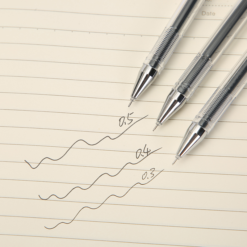 Card Gel Pen Ball Pen Signature Pen 0.3/0.4/0.5mm Set Financial Pen Full Needle Tube 2105