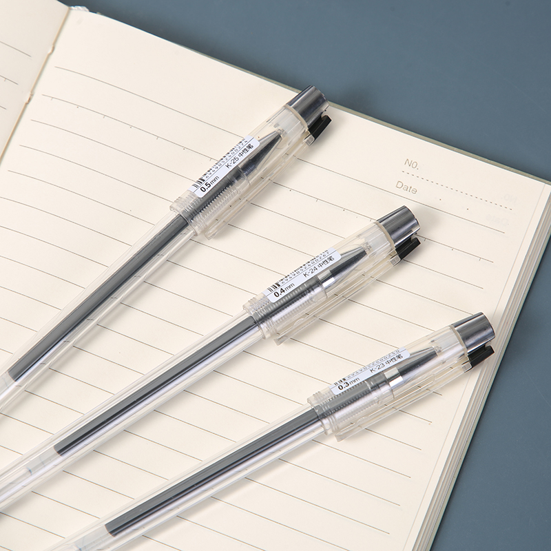 Card Gel Pen Ball Pen Signature Pen 0.3/0.4/0.5mm Set Financial Pen Full Needle Tube 2105