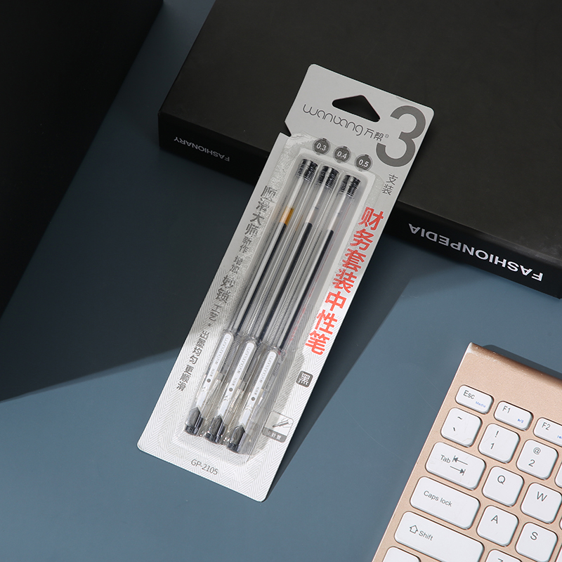 Card Gel Pen Ball Pen Signature Pen 0.3/0.4/0.5mm Set Financial Pen Full Needle Tube 2105 Card Gel Pen Ball Pen Signature Pen 0.3/0.4/0.5mm Set Financial Pen Full Needle Tube 2105