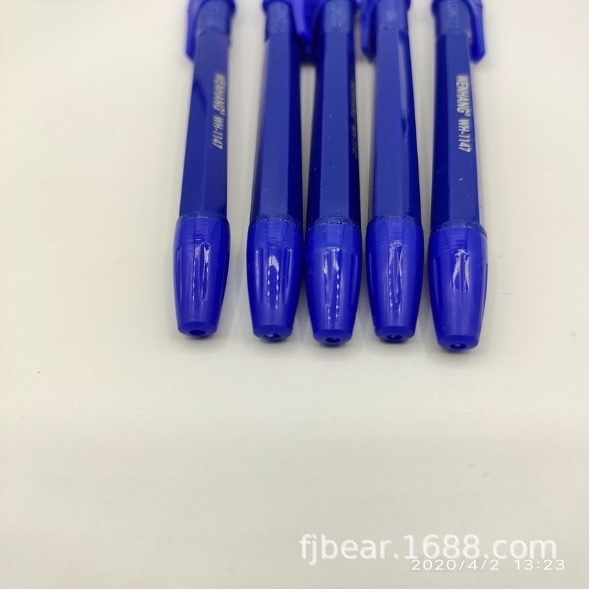 Cl-1147 ball pen non-slip handshake hexagonal pen solid color rod simple ball pen Russian packaging Cl-1147 ball pen non-slip handshake hexagonal pen solid color rod simple ball pen Russian packaging