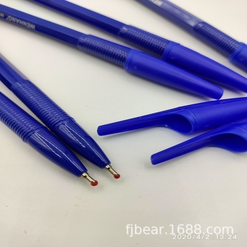 Cl-1147 ball pen non-slip handshake hexagonal pen solid color rod simple ball pen Russian packaging Cl-1147 ball pen non-slip handshake hexagonal pen solid color rod simple ball pen Russian packaging