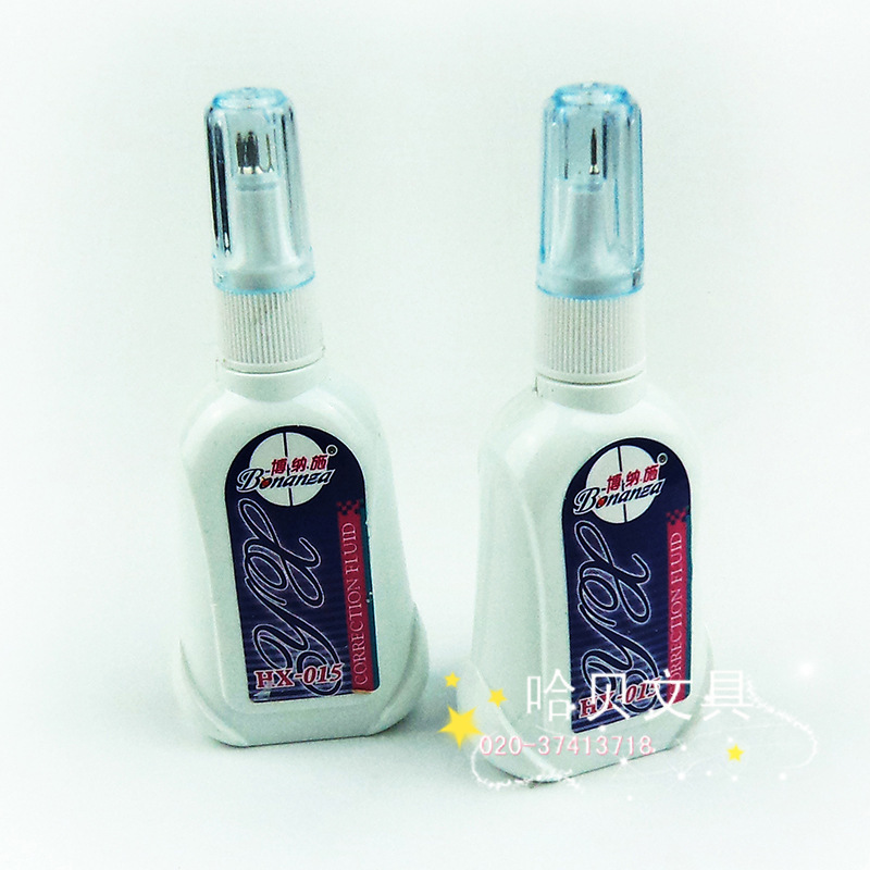 Bonashi Correction Fluid Student Correction Fluid Office Modifier Modified Steel Pen Head Correction Fluid 12ml