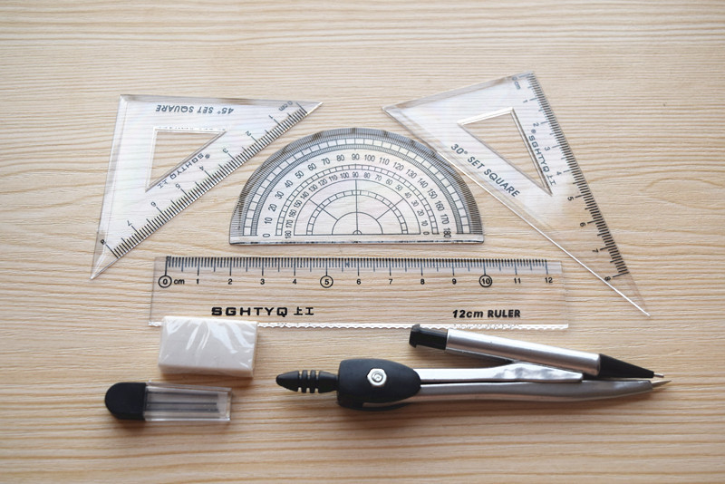 Low Price Sale High Quality Compasses Set Full Set Ruler Mechanical Pencil Lead Rubber Suit Drawing Tools for Students Low Price Sale High Quality Compasses Set Full Set Ruler Mechanical Pencil Lead Rubber Suit Drawing Tools for Students