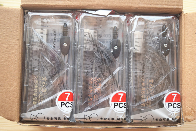 Low Price Sale High Quality Compasses Set Full Set Ruler Mechanical Pencil Lead Rubber Suit Drawing Tools for Students Low Price Sale High Quality Compasses Set Full Set Ruler Mechanical Pencil Lead Rubber Suit Drawing Tools for Students