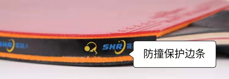 Sheng Hu Ren Table Tennis Rackets 2 Pack Beginner Table Tennis Ball Pen-Hold Grip Hand-Shake Grip Children Student Professional Double