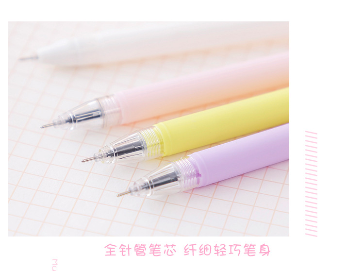 Internet Hot Girlish Creative Fur Ball Pen Nice Pen Cute Super Cute Black Pen Gel Pen Student Stationery Supplies
