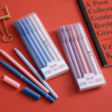 Cartoon Patch Pressing Pen Set Cute Girl Beating 5 Pack Gel Pen Student Writing Signature Ball Pen Cartoon Patch Pressing Pen Set Cute Girl Beating 5 Pack Gel Pen Student Writing Signature Ball Pen