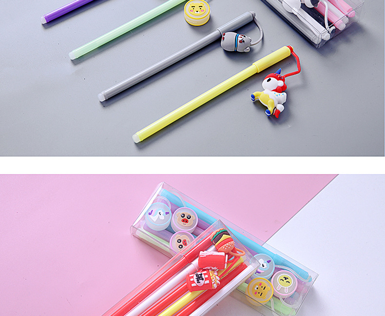 Cute Soft Glue Erasable Gel Pen Set 0.5 Rub Easy to Wipe Neutral Ball Pen Student Exam Signature Pen Small Gift Cute Soft Glue Erasable Gel Pen Set 0.5 Rub Easy to Wipe Neutral Ball Pen Student Exam Signature Pen Small Gift