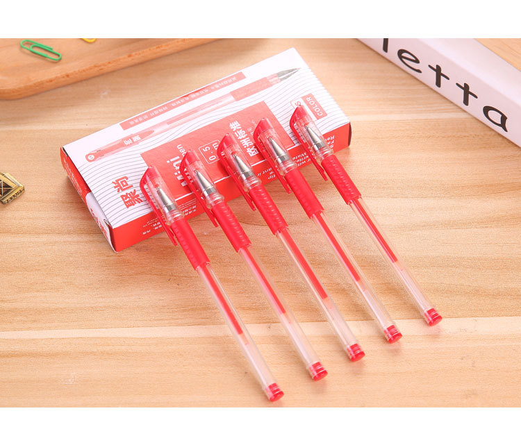 Gel Pen Ball Pen Signature Pen 0.5mm Bullet Black Red Blue Refill Office Study Exam Stationery Gel Pen Ball Pen Signature Pen 0.5mm Bullet Black Red Blue Refill Office Study Exam Stationery