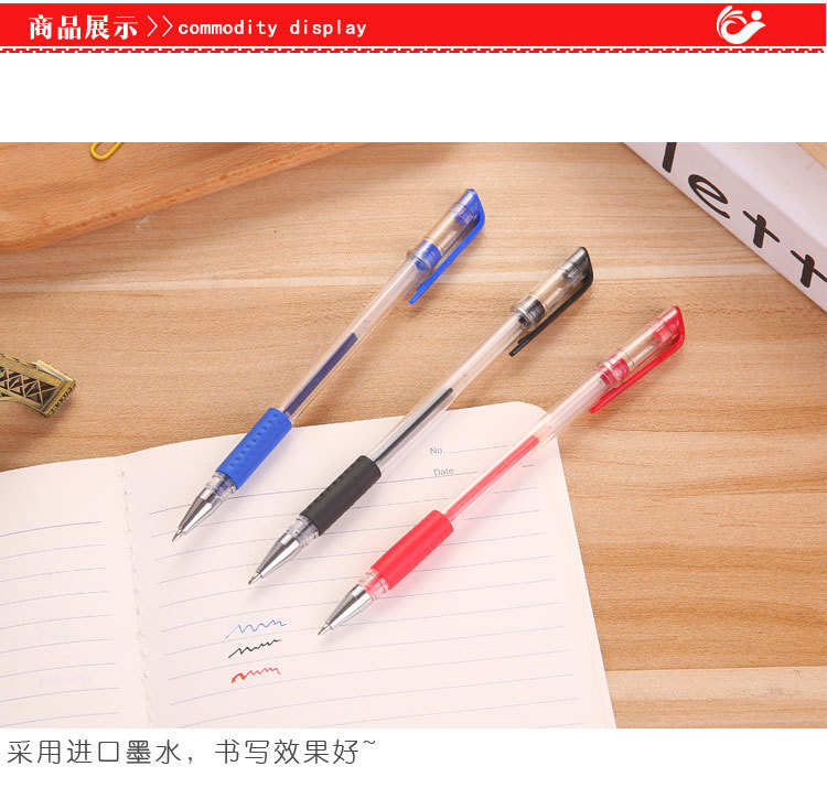 Gel Pen Ball Pen Signature Pen 0.5mm Bullet Black Red Blue Refill Office Study Exam Stationery Gel Pen Ball Pen Signature Pen 0.5mm Bullet Black Red Blue Refill Office Study Exam Stationery