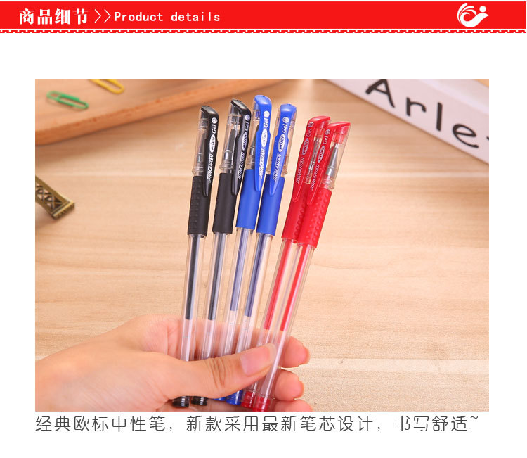 Gel Pen Ball Pen Signature Pen 0.5mm Bullet Black Red Blue Refill Office Study Exam Stationery Gel Pen Ball Pen Signature Pen 0.5mm Bullet Black Red Blue Refill Office Study Exam Stationery