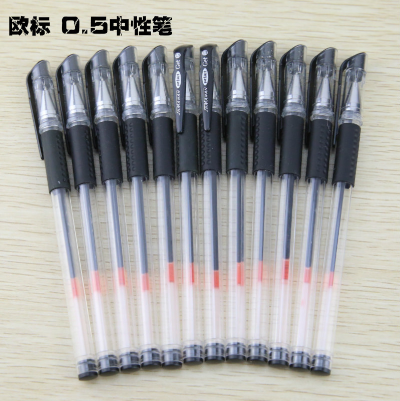 Gel Pen Ball Pen Signature Pen 0.5mm Bullet Black Red Blue Refill Office Study Exam Stationery Gel Pen Ball Pen Signature Pen 0.5mm Bullet Black Red Blue Refill Office Study Exam Stationery