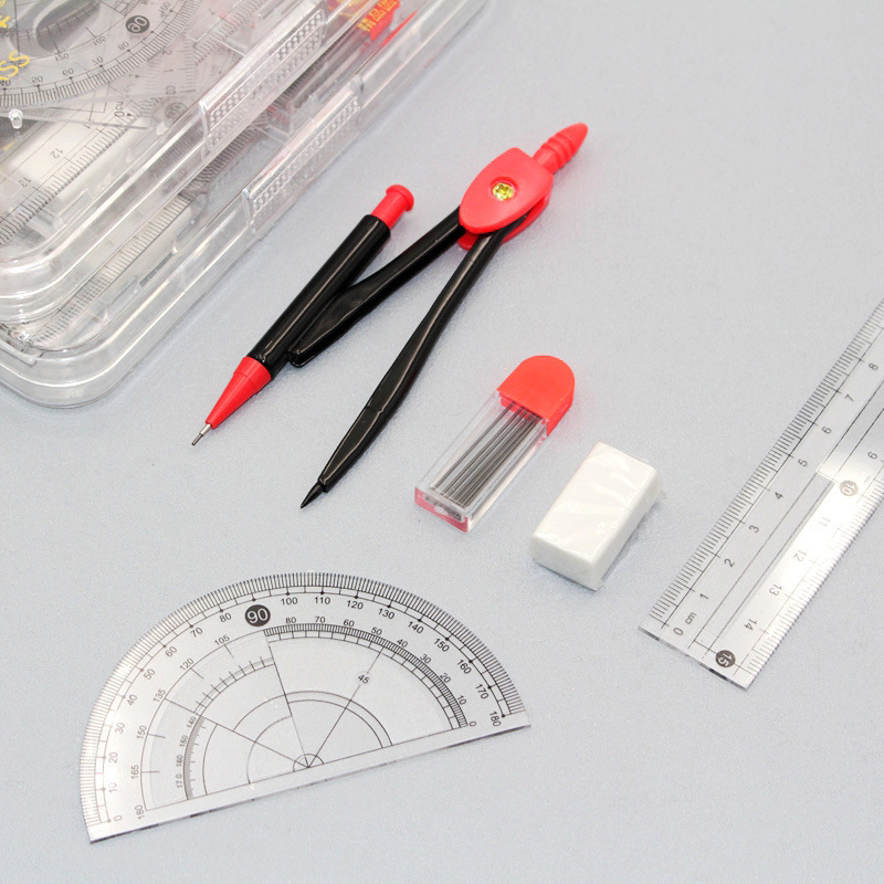 Student Set Compasses Ruler Drawing Ruler Rubber Woodworking Mechanical Drawing Building Drawing Measuring Convenient Tool Student Set Compasses Ruler Drawing Ruler Rubber Woodworking Mechanical Drawing Building Drawing Measuring Convenient Tool