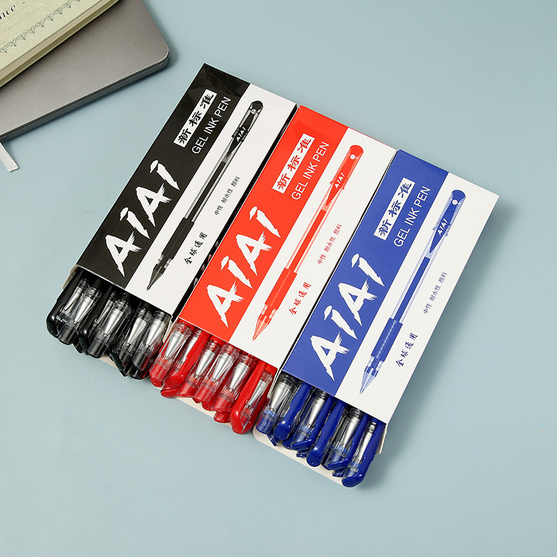 European New Style Exam Signature Gel Pen Teacher Student Replaceable Ball Pen Students&#039; Supplies Ballpoint Pen Wholesale