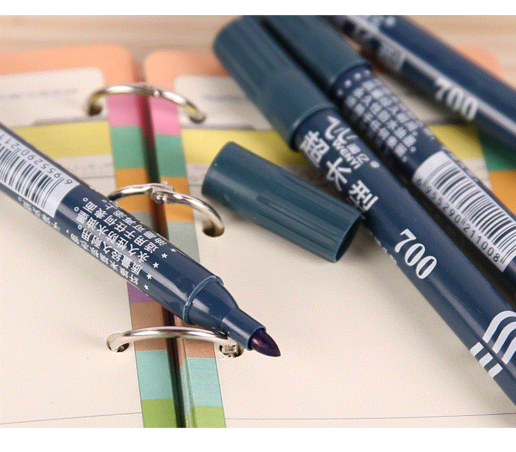 Black Marking Pen Boxed Marker Warehouse Packaging Ball Pen Oily Thick Head Large Capacity Office Stationery Black Marking Pen Boxed Marker Warehouse Packaging Ball Pen Oily Thick Head Large Capacity Office Stationery