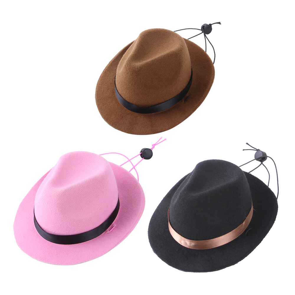 Factory Wholesale New Pet Hat Dog Cowboy Hat Triangular Binder Suit Headgear Cat Funny Headdress