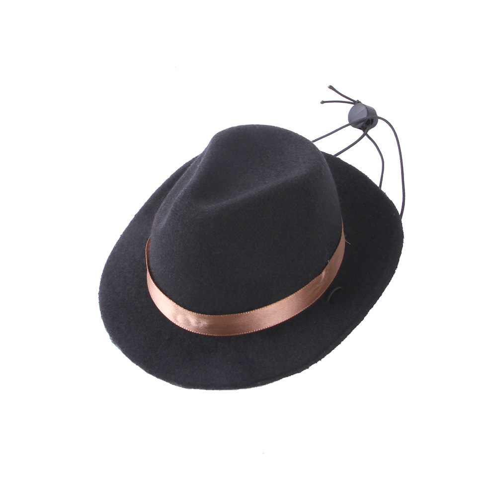 Factory Wholesale New Pet Hat Dog Cowboy Hat Triangular Binder Suit Headgear Cat Funny Headdress