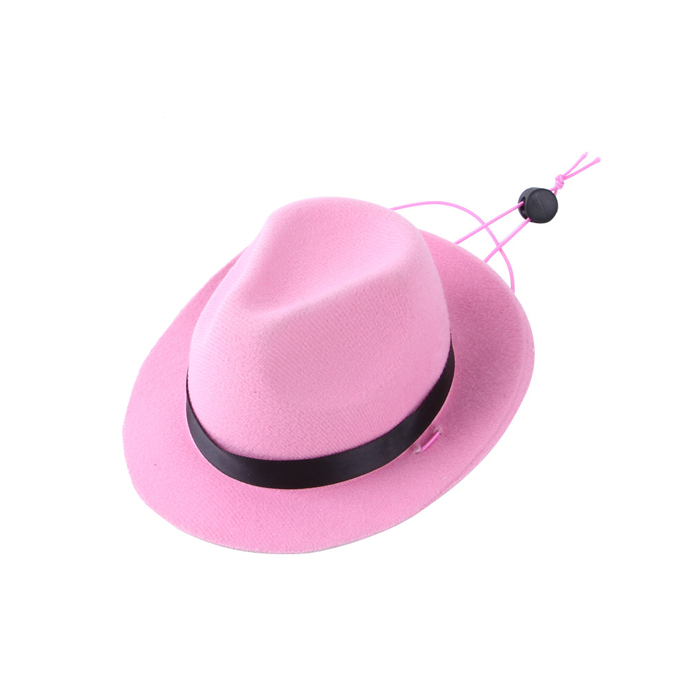 Factory Wholesale New Pet Hat Dog Cowboy Hat Triangular Binder Suit Headgear Cat Funny Headdress