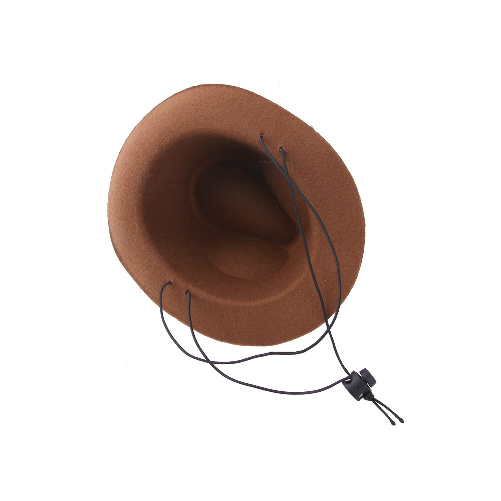 Factory Wholesale New Pet Hat Dog Cowboy Hat Triangular Binder Suit Headgear Cat Funny Headdress