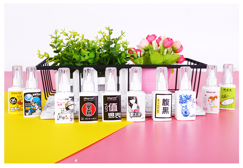 Baitong Correction Fluid Quick-Drying Type Correction Fluid Personality Correction Pen Correction Pen Correction Pen Double-Headed Brush Correction Fluid Baitong Correction Fluid Quick-Drying Type Correction Fluid Personality Correction Pen Correction Pen Correction Pen Double-Headed Brush Correction Fluid