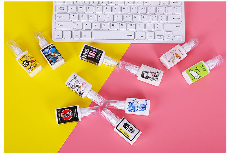 Baitong Correction Fluid Quick-Drying Type Correction Fluid Personality Correction Pen Correction Pen Correction Pen Double-Headed Brush Correction Fluid Baitong Correction Fluid Quick-Drying Type Correction Fluid Personality Correction Pen Correction Pen Correction Pen Double-Headed Brush Correction Fluid
