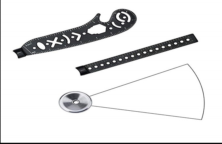 Hot Sale Drawing Compass Multifunctional Drawing Ruler Creative Magnetic Drawing Drawing Ruler Compasses