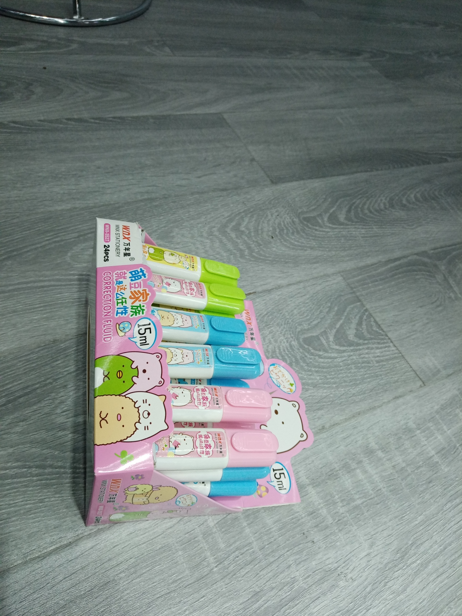 Correction Fluid Correction Fluid Correction Pen Wholesale Cute Primary School Student Correction Fluid Cartoon Safe Non-Toxic Quick-Drying Miscoating Liquid