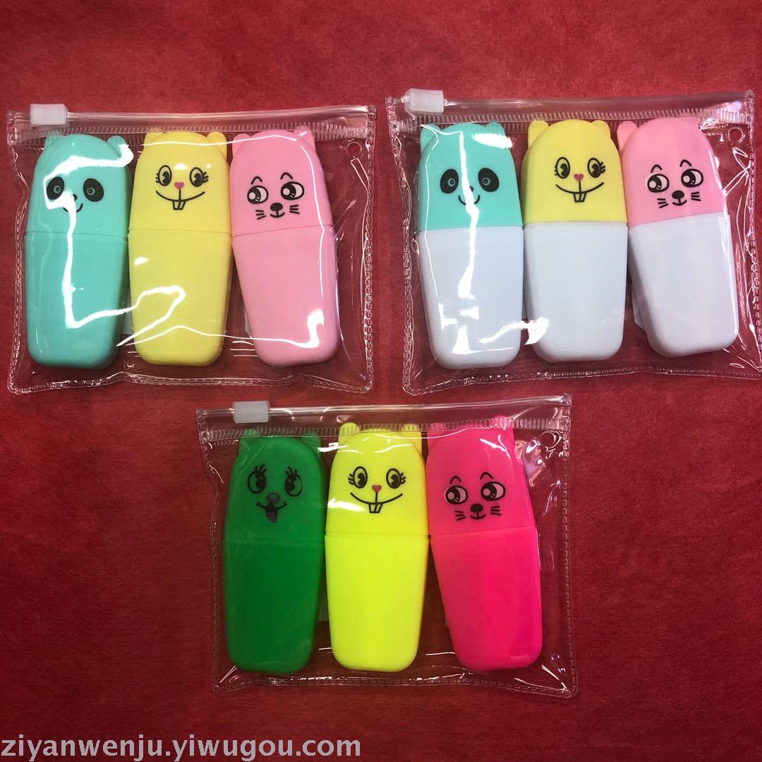New mole macaron color buff your highlighter colored marker graffiti highlighter can print logos