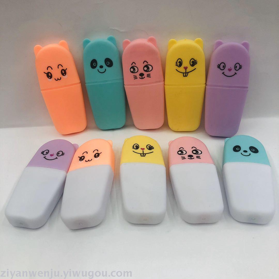 New mole macaron color buff your highlighter colored marker graffiti highlighter can print logos