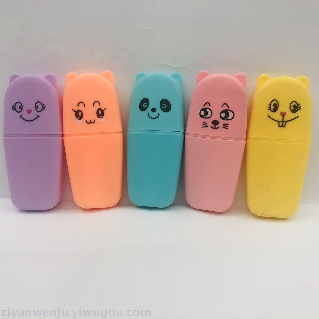 New mole macaron color buff your highlighter colored marker graffiti highlighter can print logos