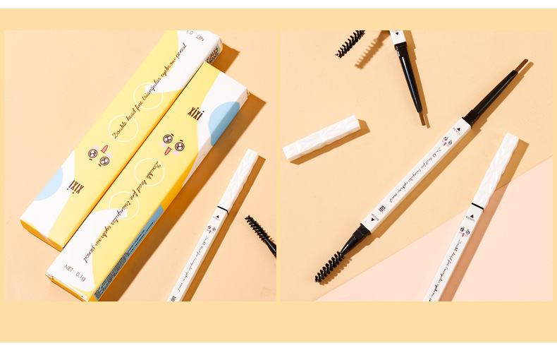 Xixi Little Bunny Dazzling Eye-Catching Ultra-Fine Eyebrow Pencil Distinct Look Beginner Naturally Waterproof Easy to Color Not Smudge Xixi Little Bunny Dazzling Eye-Catching Ultra-Fine Eyebrow Pencil Distinct Look Beginner Naturally Waterproof Easy to Color Not Smudge