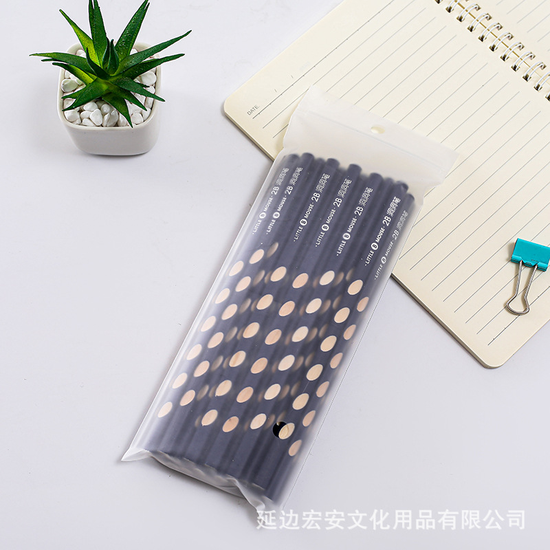New 2B Pencil  Triangle Pole Pens for Writing Letters 2B Groove Pencil Drawing Sketch Pencil Children's Pencil Wholesale