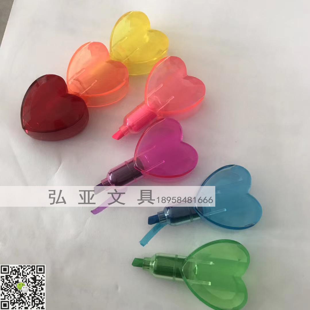 Pencil shaped Highlighter Macaron fan your highlighter Set Creative stationery cartoon shaped highlighter