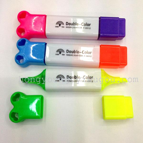 Double head highlighter bone modeling highlighter advertisement