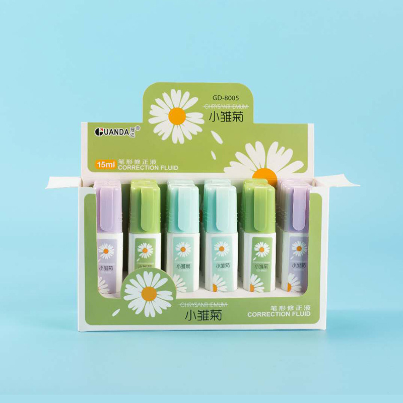 Correction Fluid Correction Fluid Student Steel Head Correction Fluid Study Stationery Pen Shape Correction Fluid Whole